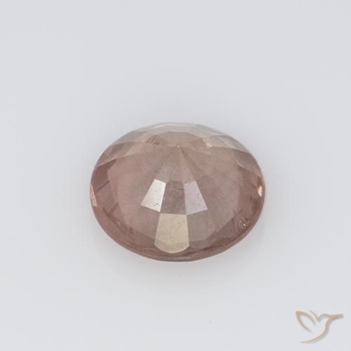 Malaya Garnet Gemstone in 5.5 mm (calibrated) Size for Sale, Malaya Garnet Stone in Medium-Light Pink Color
