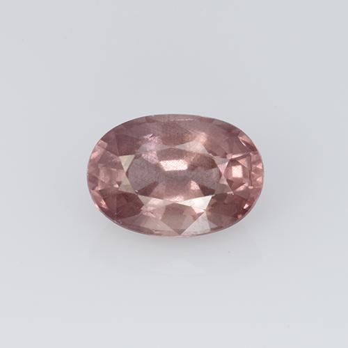 Rose moyen Grenat Malaya gemme - 0.7ct Ovale facette (ID: 509918)