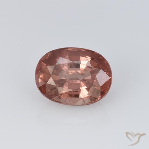 1.28ct Natural Light Pink Malaya Garnet, Oval, VS