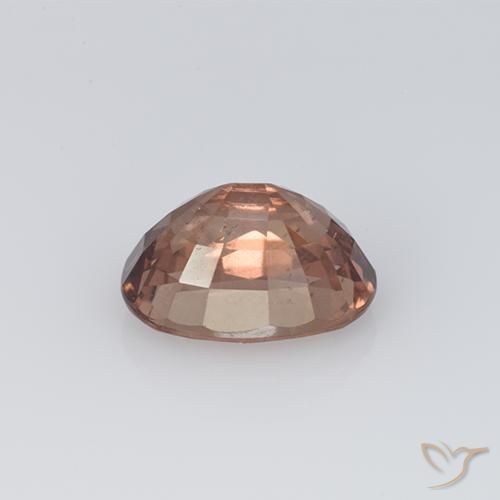 Malaya Garnet Gemstone in 7 x 5.3 mm Size for Sale, Malaya Garnet Stone in Light Pink Color