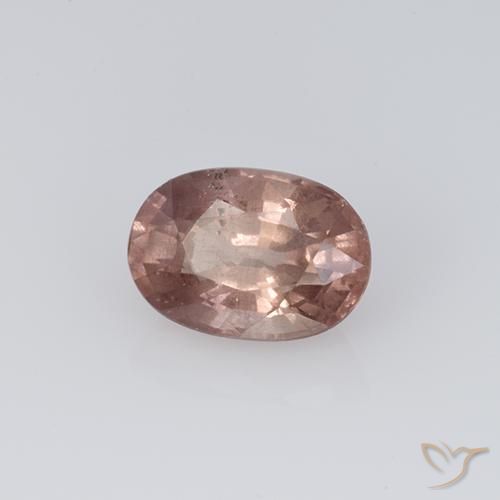 0.77 ct Pink Malaya Garnet Stone, Natural Malaya Garnet in Oval Facet Shape for Sale
