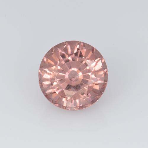 0.82 ct Pink Malaya Garnet Gemstone, Malaya Garnet Gem in Round Facet Shape for Sale.
