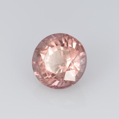 0.82 ct Pink Malaya Garnet Stone, Natural Malaya Garnet in Round Facet Shape for Sale