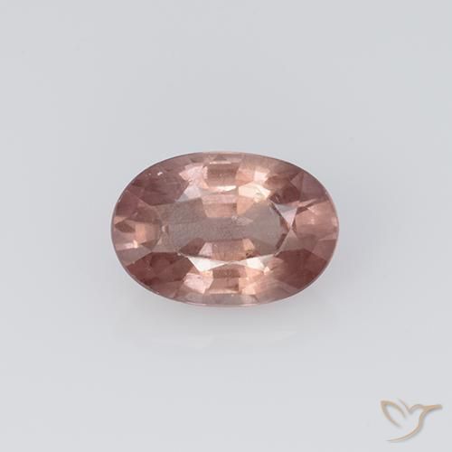 0.69ct Natural Light Pink Malaya Garnet, Oval, VS