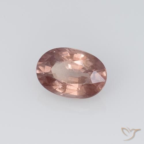 0.69 ct Pink Malaya Garnet Stone, Natural Malaya Garnet in Oval Facet Shape for Sale
