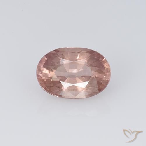 Light Pink Malaya Garnet Gem - 0.7ct Oval Facet (ID: 509923)