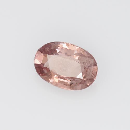 0.59 ct Pink Malaya Garnet Stone, Natural Malaya Garnet in Oval Facet Shape for Sale