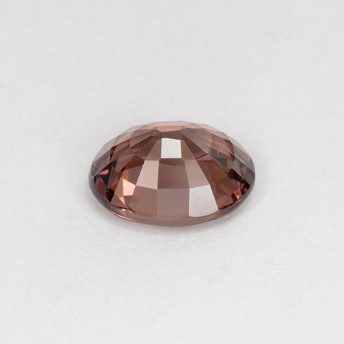 Malaya Garnet Gemstone in 6.2 x 5.1 mm Size for Sale, Malaya Garnet Stone in Orange Rose Color