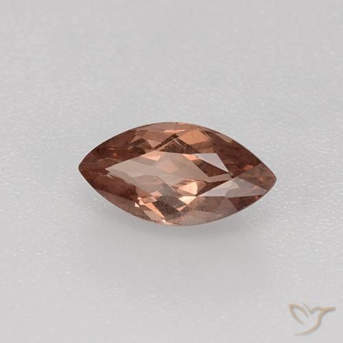 1.17 ct Brown Malaya Garnet Stone, Natural Malaya Garnet in Marquise Facet Shape for Sale