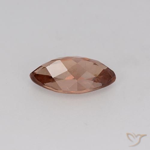 Malaya Garnet Gemstone in 9.1 x 4.7 mm Size for Sale, Malaya Garnet Stone in Light  Cinnamon Brown Color