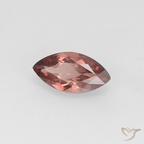 1.14 ct Red Malaya Garnet Stone, Natural Malaya Garnet in Marquise Facet Shape for Sale