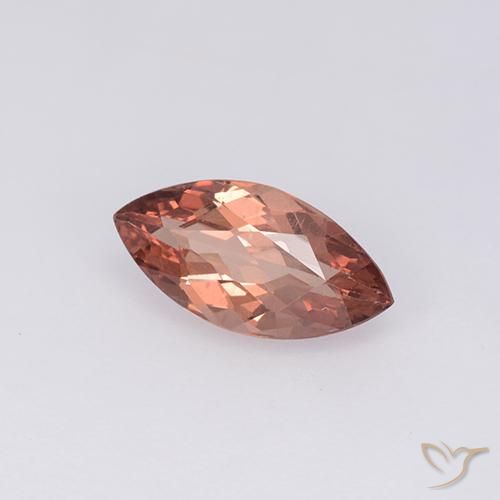 1.25 ct Red Malaya Garnet Stone, Natural Malaya Garnet in Marquise Facet Shape for Sale