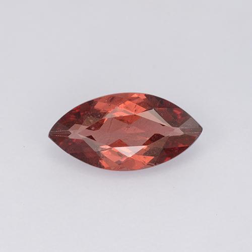 Rojo carmesí intenso Granate Malaya Gema - 1.3ct Forma marquesa (ID: 511689)