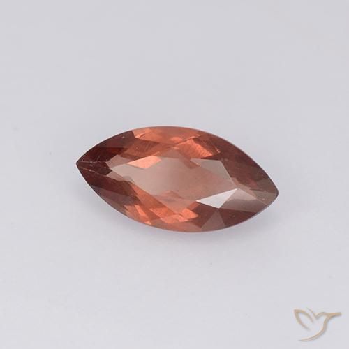 1.26 ct Red Malaya Garnet Stone, Natural Malaya Garnet in Marquise Facet Shape for Sale