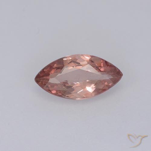 8.9 x 4.6mm Marquise Facet Red Malaya Garnet from Tanzania, Weight of 0.87ct, Natural untreated gemstone in VS Clarity, 1pc Malaya Garnet - the Color is Medium Red, Mohs Hardness of 7 - 7.5 suitable for daily wear jewelry, Product ID: 511695, Photo A