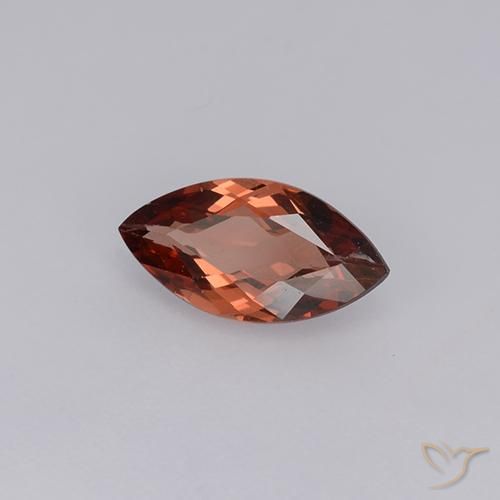 0.95 ct Red Malaya Garnet Stone, Natural Malaya Garnet in Marquise Facet Shape for Sale