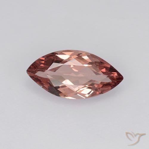 1.18 ct Red Malaya Garnet, 9.9 x 5 mm Marquise Cut From Tanzania, Photo A
