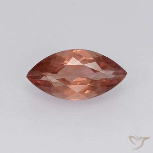 1.06 ct Red Malaya Garnet, 9.1 x 4.6 mm Marquise Cut From Tanzania, Photo A