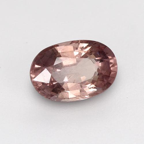 0.63 ct Pink Malaya Garnet Stone, Natural Malaya Garnet in Oval Facet Shape for Sale
