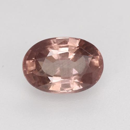 Rosado medio Granate Malaya Gema - 0.7ct Forma ovalada (ID: 516134)