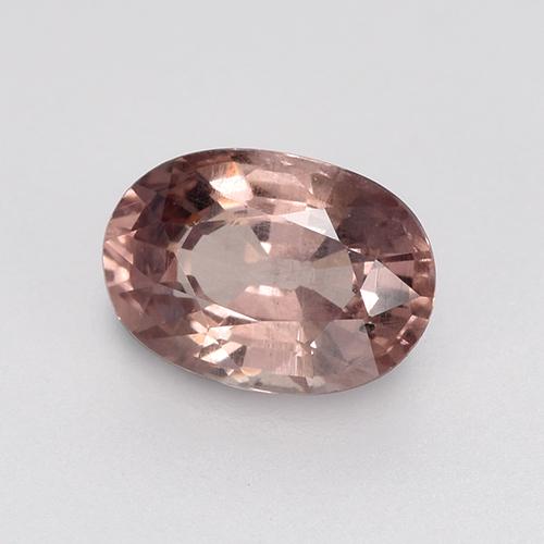 0.65 ct Pink Malaya Garnet Stone, Natural Malaya Garnet in Oval Facet Shape for Sale