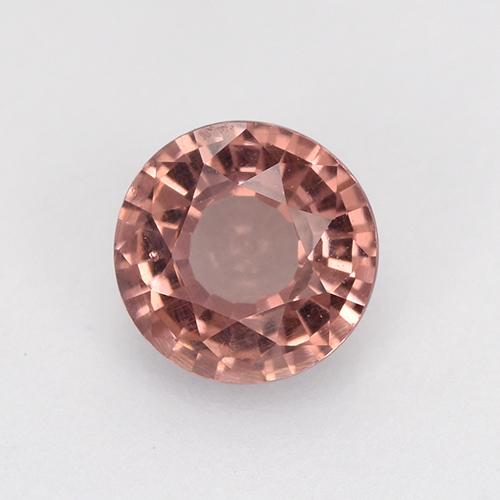 0.64 ct Pink Malaya Garnet Stone, Natural Malaya Garnet in Round Facet Shape for Sale