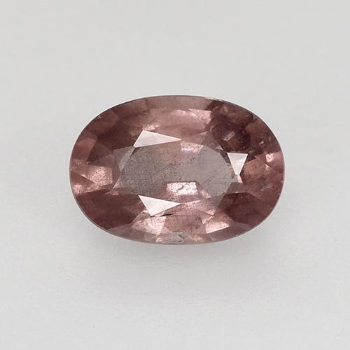 0.65 ct Pink Malaya Garnet Gemstone, Malaya Garnet Gem in Oval Facet Shape for Sale.