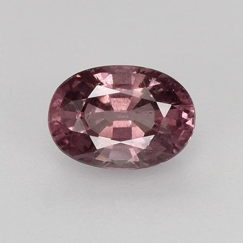 0.66 ct Purple Malaya Garnet Gemstone, Malaya Garnet Gem in Oval Facet Shape for Sale.