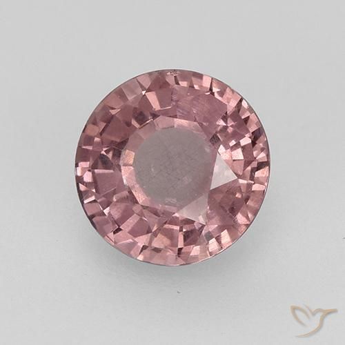 0.83 ct Pink Malaya Garnet Stone, Natural Malaya Garnet in Round Facet Shape for Sale
