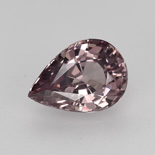 0.93 ct Purple Malaya Garnet Gemstone, Malaya Garnet Gem in Pear Facet Shape for Sale.