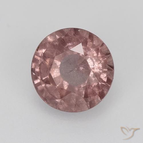 0.92 ct Pink Malaya Garnet Stone, Natural Malaya Garnet in Round Facet Shape for Sale