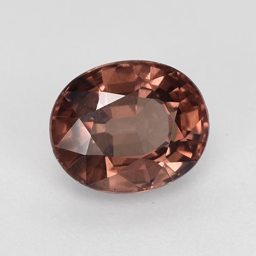 1.31 ct Red Malaya Garnet Stone, Natural Malaya Garnet in Oval Facet Shape for Sale