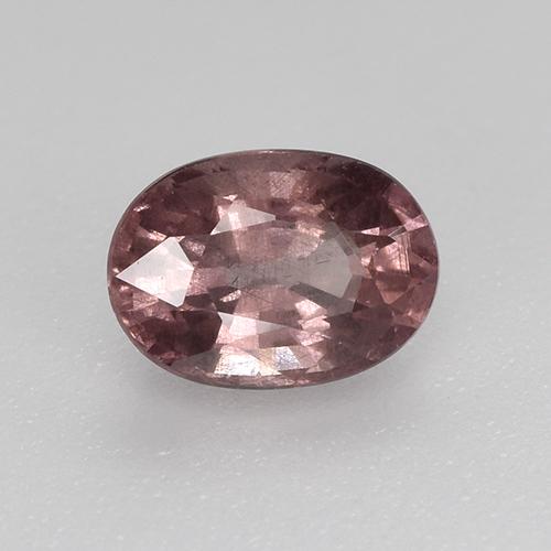 0.75 ct Red Malaya Garnet Stone, Natural Malaya Garnet in Oval Facet Shape for Sale