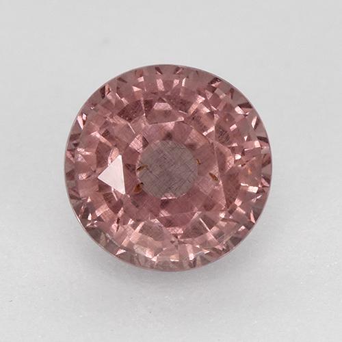 tiefrosa Malaya-Granat Edelstein - 0.6ct Rund Facettenschliff (ID: 518286)