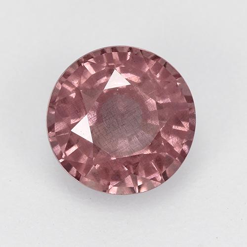 Rose Pink Malaya Garnet Gem - 1ct Round Facet (ID: 518287)