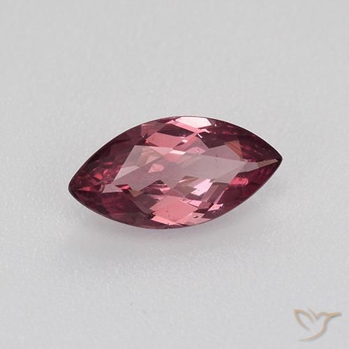 0.87 ct Red Malaya Garnet, 8.9 x 4.6 mm Marquise Cut From Tanzania, Photo A