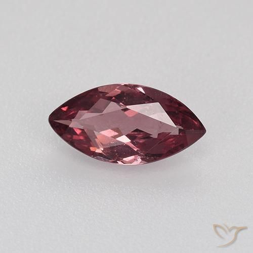 0.87 ct Red Malaya Garnet Stone, Natural Malaya Garnet in Marquise Facet Shape for Sale