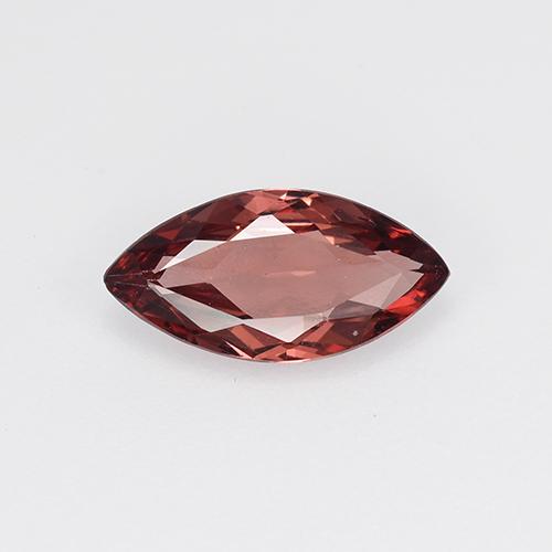 Deep Crimson Red Malaya Garnet Gem - 1ct Marquise Facet (ID: 520344)