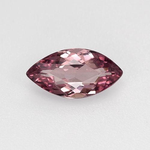 Rojo oscuro Granate Malaya Gema - 0.9ct Forma marquesa (ID: 520347)