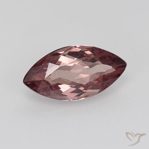 1.38 ct Red Malaya Garnet Stone, Natural Malaya Garnet in Marquise Facet Shape for Sale
