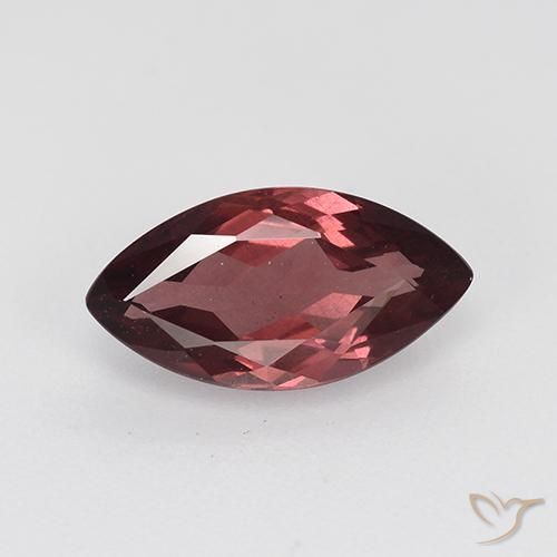 1,78 ct roter Malaya-Granat, 10,7 x 5,6 mm Marquise-Schliff aus Tansania, Photo A