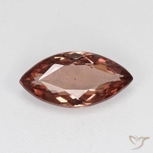 1.22 ct Red Malaya Garnet, 10.1 x 5.1 mm Marquise Cut From Tanzania, Photo A