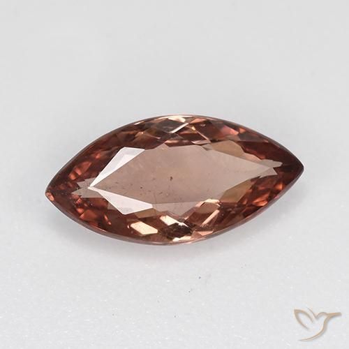 1.22 ct Red Malaya Garnet Stone, Natural Malaya Garnet in Marquise Facet Shape for Sale