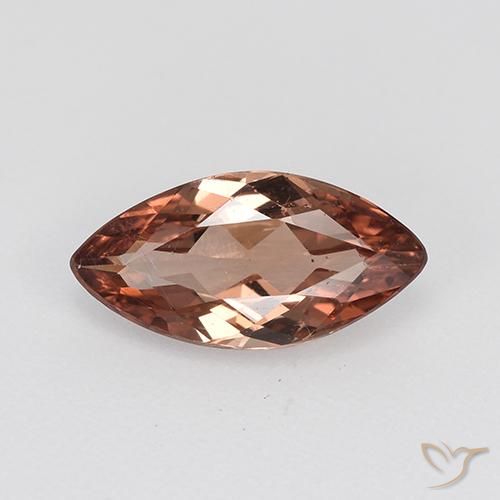 1.07 ct Red Malaya Garnet, 9.9 x 5 mm Marquise Cut From Tanzania, Photo A