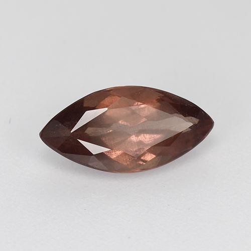 1.29 ct Brown Malaya Garnet Stone, Natural Malaya Garnet in Marquise Facet Shape for Sale