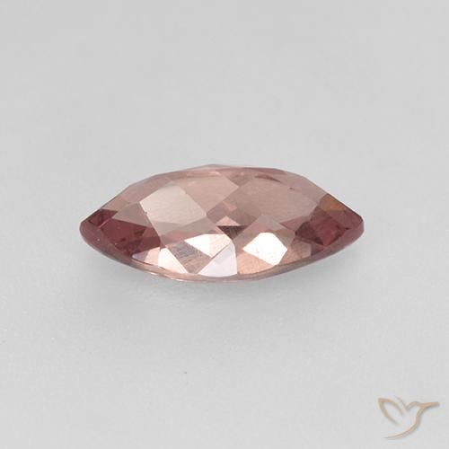 Malaya Garnet Gemstone in 10 x 5 mm Size for Sale, Malaya Garnet Stone in Light Pink Color