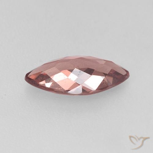 Malaya Garnet Gemstone in 10.2 x 5.2 mm Size for Sale, Malaya Garnet Stone in Deep Rosewood Pink Color
