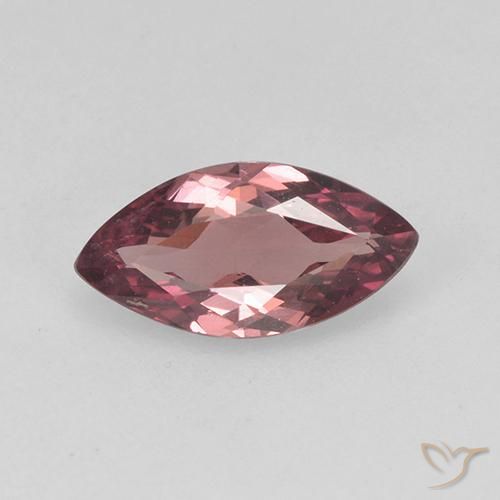 0.78 ct Red Malaya Garnet, 8.9 x 4.6 mm Marquise Cut From Tanzania, Photo A