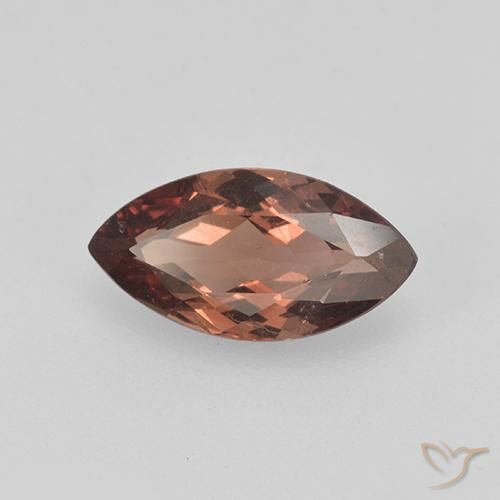 1.26 ct Brown Malaya Garnet Stone, Natural Malaya Garnet in Marquise Facet Shape for Sale
