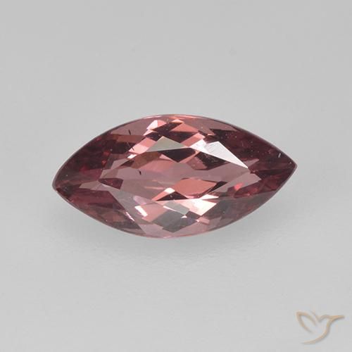 1.29 ct Red Malaya Garnet, 9.7 x 4.9 mm Marquise Cut From Tanzania, Photo A